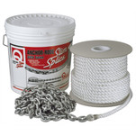Quick Anchor Rode 20 - 7mm Chain - 100 - 1\/2" 3 Plait Rope
