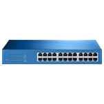 Aigean 24-Port Network Switch Desk or Rack - Mountable - 100-240VAC - 50\/60Hz