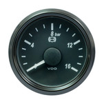 VDO SingleViu 52mm (2-1\/16") Brake Pressure Gauge - 16 Bar - 0-4.5V