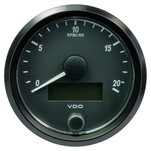 VDO SingleViu 80mm (3-1\/8") Tachometer - 2000 RPM