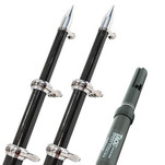 TACO 20 Carbon Fiber Twist  Lock Outrigger Poles f\/GS-450, GS-500  GS-1000 Bases - Black