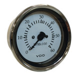 VDO Cockpit Marine 85MM (3-3\/8") Sterndrive Tachometer - White Dial\/Chrome Bezel