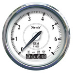 Faria Newport SS 4" Tachometer w\/System Check Indicator f\/Johnson\/Evinrude Gas Outboard - 7000 RPM