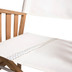 Whitecap Directors Chair II w\/Sail Cloth Seating - Teak