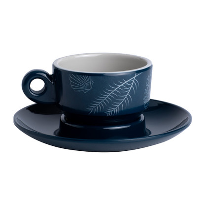 Marine Business Melamine Espresso Cup  Plate Set - LIVING - Set of 6