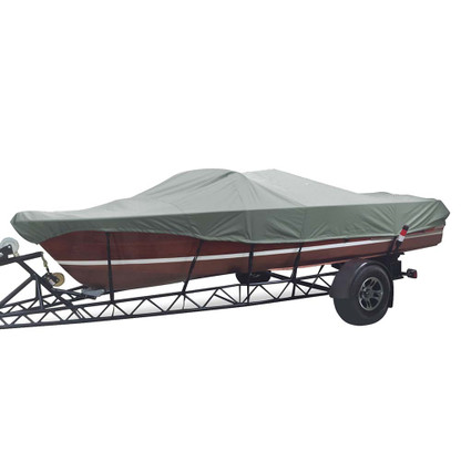 Carver Sun-DURA Styled-to-Fit Boat Cover f\/18.5 Tournament Ski Boats - Grey