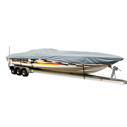 Carver Sun-DURA Styled-to-Fit Boat Cover f\/21.5 Performance Style Boats - Grey
