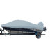 Carver Sun-DURA Styled-to-Fit Boat Cover f\/18.5 V-Hull Runabout Boats w\/Windshield  Hand\/Bow Rails - Grey