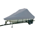 Carver Sun-DURA Specialty Boat Cover f\/18.5 Sterndrive V-Hull Runabout\/Modified Boats - Grey