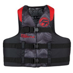 Full Throttle Adult Nylon Life Jacket - 2XL\/4XL - Red\/Black