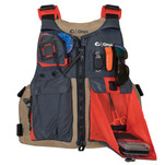 Onyx Kayak Fishing Vest - Adult Universal - Tan\/Grey