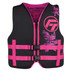Full Throttle Youth Rapid-Dry Life Jacket - Pink\/Black