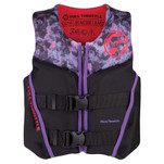 Full Throttle Youth Rapid-Dry Flex-Back Life Jacket - Pink\/Black