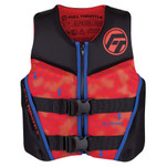 Full Throttle Youth Rapid-Dry Flex-Back Life Jacket - Red\/Black