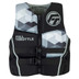 Full Throttle Mens Rapid-Dry Flex-Back Life Jacket - M - Black\/Grey