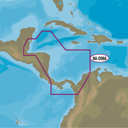 C-MAP 4D NA-D966 - Belize to Panama Local