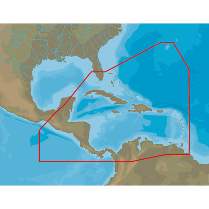 C-MAP 4D NA-D065 Caribbean  Central America -microSD\/SD
