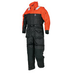 MustangDeluxe Anti-Exposure Coverall  Work Suit - Orange\/Black - Large