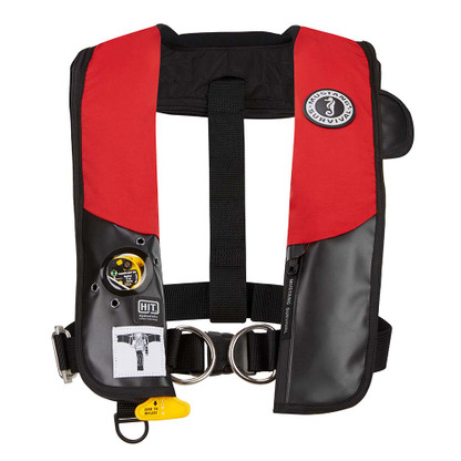 Mustang HIT Hydrostatic Inflatable PFD w\/Harness - Red\/Black