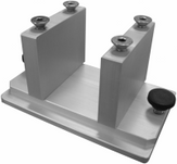 Cisco Fishing Systems Track Mount with 4" Risers (Downrigger/Cross Plate Compatible (MTTRM-4)