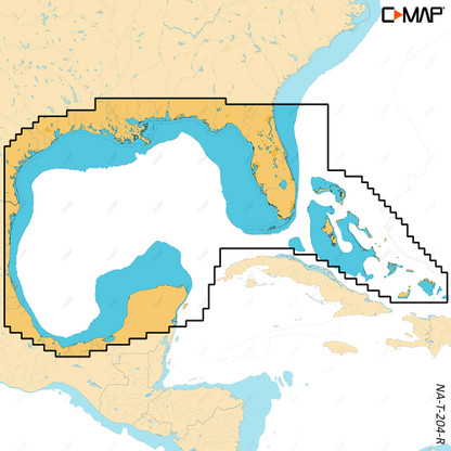 C-MAP REVEAL X - Gulf of Mexico  Bahamas
