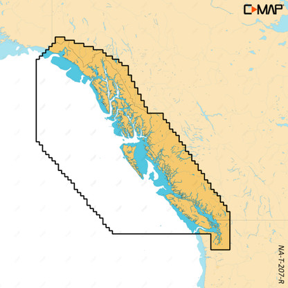 C-MAP REVEAL X - British Columbia  Puget Sound