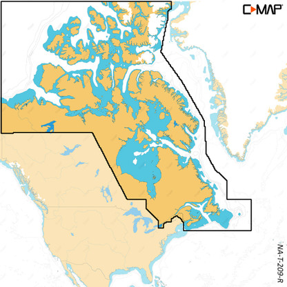 C-MAP REVEAL X - Canada North  East