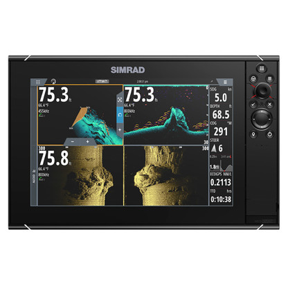 Simrad NSS12 evo3S Combo Multi-Function Chartplotter\/Fishfinder - No HDMI Video Outport