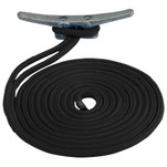 Sea-Dog Double Braided Nylon Dock Line - 5\/8" x 20 - Black