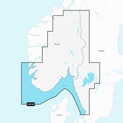 Garmin Navionics+ NSEU078R - Oslo, Skagerrak  Haugesund - Marine Chart
