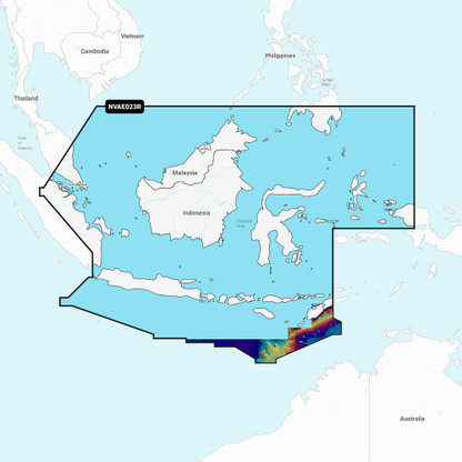 Garmin Navionics Vision+ NVAE023R - Java  Borneo - Marine Chart