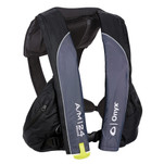 Onyx A\/M-24 Deluxe Auto\/Manual Inflatable PFD - Black - Adult Universal