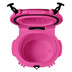 LAKA Coolers 30 Qt Cooler w\/Telescoping Handle  Wheels - Pink