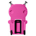 LAKA Coolers 30 Qt Cooler w\/Telescoping Handle  Wheels - Pink