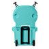 LAKA Coolers 30 Qt Cooler w\/Telescoping Handle  Wheels - Seafoam