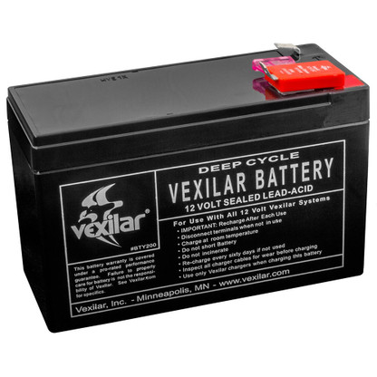 Vexilar 12V\/9 AMP Lead-Acid Battery