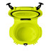 LAKA Coolers 30 Qt Cooler w\/Telescoping Handle  Wheels - Yellow