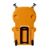 LAKA Coolers 30 Qt Cooler w\/Telescoping Handle  Wheels - Orange