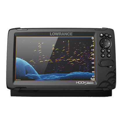 Lowrance HOOK Reveal 9 Combo w\/50\/200kHz HDI Transom Mount  C-MAP Discover Chart