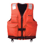 Kent Elite Dual-Sized Commercial Vest - S\/M - Orange