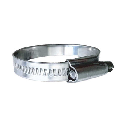 Trident Marine 316 SS Non-Perforated Worm Gear Hose Clamp - 15\/32" Band Range - (3\/4" 1-1\/8") Clamping Range - 10-Pack - SAE Size 10