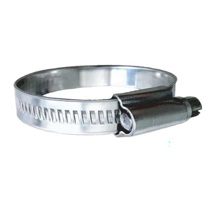 Trident Marine 316 SS Non-Perforated Worm Gear Hose Clamp - 3\/8" Band - (1-1\/2" - 2") Clamping Range - 10-Pack - SAE Size 24