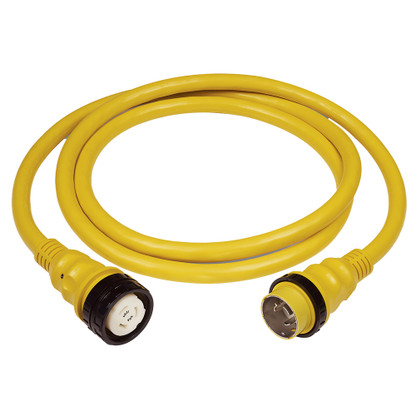 Marinco 50AMP 125\/250V Shore Power Cable - 12 - Yellow