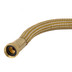 HoseCoil 50 Expandable PRO w\/Brass Twist Nozzle  Nylon Mesh Bag - Gold\/White
