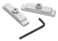 Traxstech Aluminum Mounting Track Endcaps (Sold as a Pair)