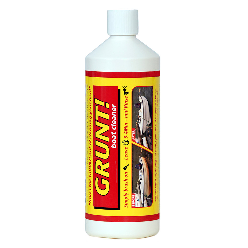 GRUNT! 32oz Boat Cleaner Removes Waterline Rust Stains