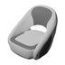 TACO Caladesi Smooth Bucket Seat - White\/Grey
