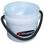 Shurhold Worlds Best Rope Handle Bucket - 3.5 Gallon - White