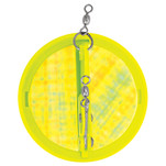 Luhr-Jensen 2-1\/4" Dipsy Diver - Chartreuse\/Silver Bottom Moon Jelly