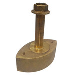 SI-TEX Bronze Stem Thru-Hull High-Frequency CHIRP Transducer - 600W  130 - 210kHz